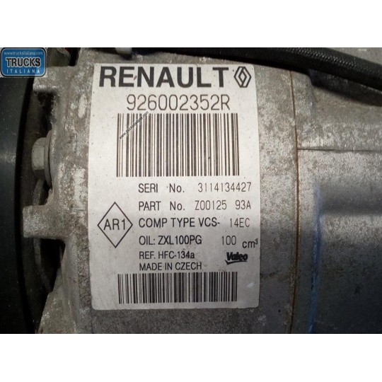 AIR CONDITIONER COMPRESSOR RENAULT Clio 2012> used