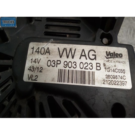 ALTERNATOR SKODA Fabia 2007>2014 (5J) used